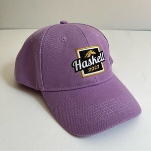 2023 Haskell Souvenir Hat - Pale Purple with Gold, White, Black Embroidery